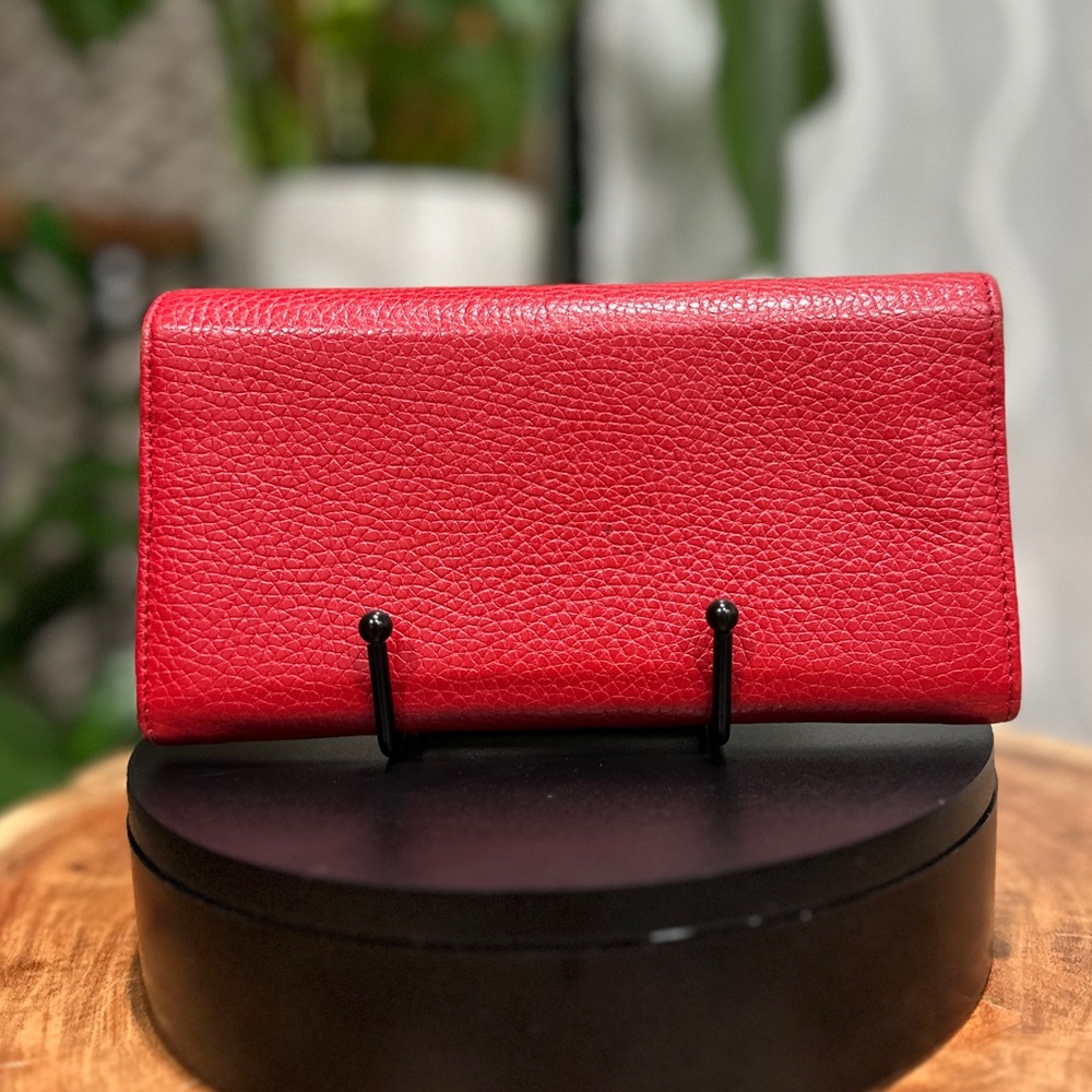 Gucci Red Leather Wallet - Picture 4 of 10